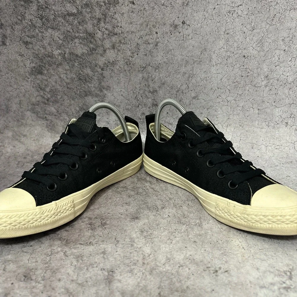 Converse Chuck Taylor All Star Ox Women 7.5 Black Cordura Camo Sneaker 161434F